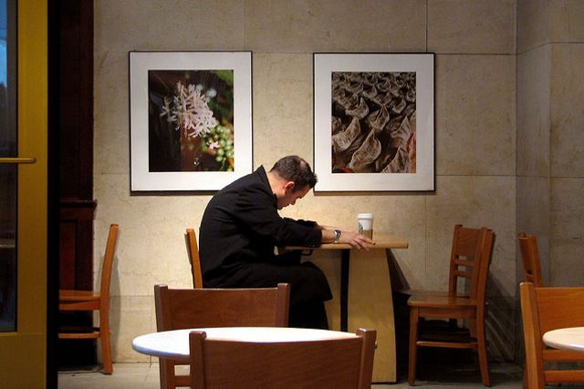 Without electricity, many Starbucks customers could be left with just their thoughts for company.
